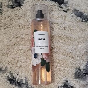Bath & Body Works Rose Fragrance Mist with Floral Design